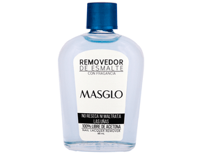 REMOVEDOR DE ESMALTE MASGLO*60ML AZUL