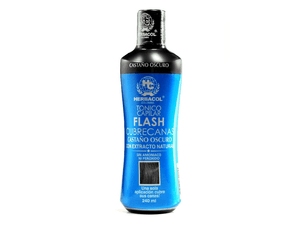TONICO FLASH HERBACOL*240ML CASTAÑO OSCURO
