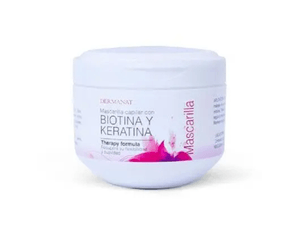 MASCARILLA CAPILAR DERMANAT*300ML BIOTINA KERATINA