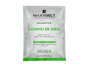 SHAMPOO MAXYBELT*40ML GUSANO DE SEDA