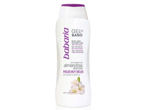 GEL BANO BABARIA*600ML ALMENDRAS DULCES