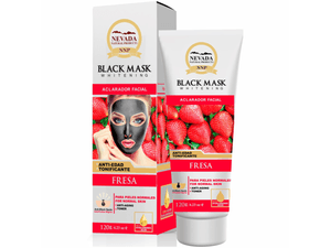 MASCARILLA FACIAL NEVADA*120GR NEGRA FRESA ANTI-EDAD