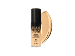 BASE MILANI*30ML 2 EN 1 CONCEAL+PERFECT#02 NATURAL