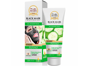 MASCARILLA FACIAL NEVADA*120GR NEGRA PEPINO HIDRATANTE