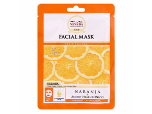 VELOS FACIALES NEVADA*30G NARANJA*UND