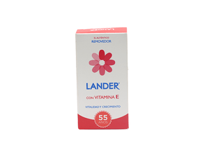 REMOVEDOR DE ESMALTE LANDER*55ML VITAMINA E