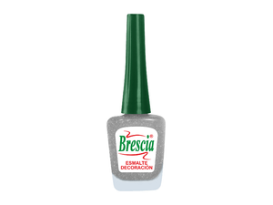 ESMALTE BRESCIA*12.5ML ESCARCHA PLATA
