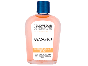 REMOVEDOR DE ESMALTE MASGLO*60ML ALOE VERA