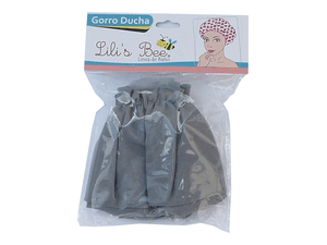 GORRO DE BAÑO LILI'S BEE DUAL GRIS