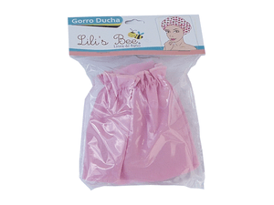 GORRO DE BAÑO LILI'S BEE DUAL ROSADO