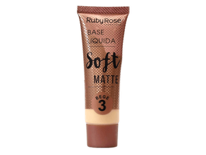 BASE LIQUIDA RUBYROSE SOFT MATTE #3 BEIGE