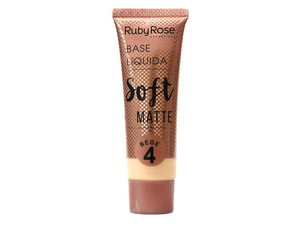 BASE LIQUIDA RUBYROSE SOFT MATTE #4 BEIGE