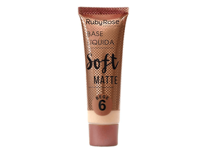 BASE LIQUIDA RUBYROSE SOFT MATTE #6 BEIGE
