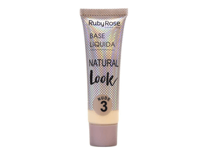 BASE LIQUIDA RUBYROSE NATURAL LOOK #3 NUDE