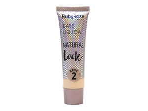 BASE LIQUIDA RUBYROSE NATURAL LOOK #2 BEIGE
