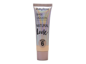 BASE LIQUIDA RUBYROSE NATURAL LOOK #6 BEIGE