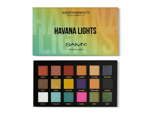 PALETA SOMBRAS SAMY 18 TONOS HAVANA LIGHTS