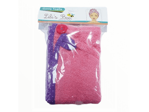 GORRO DE BAÑO LILI'S BEE TOALLA SALMON