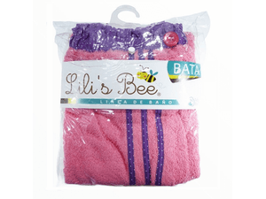 SALIDA DE BAÑO LILI'S BEE TALLA S SALMON