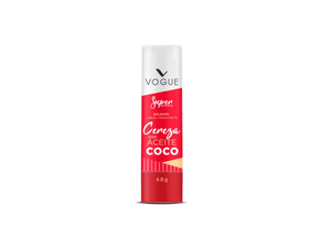 PROTECTOR DE LABIOS VOGUE*4.8G CEREZA CON ACEITE DE COCO