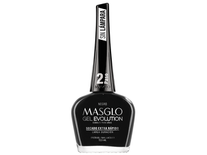 ESMALTE MASGLO*13.5ML GEL NEGRO