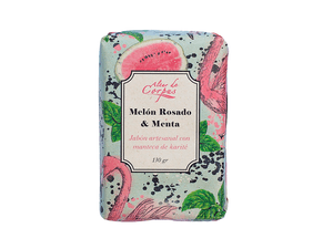 JABON ARTESANAL ALTAR CORPUS*130G MELONROSADO Y MENTA