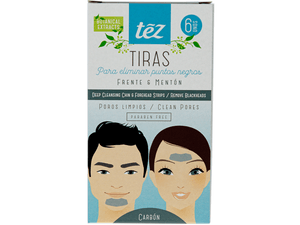 BANDAS TEZ*6UND TIRAS CARBON ACTIVADO MENTON Y FRENTE