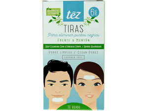 BANDAS TEZ*UND TIRAS TE VERDE MENTON Y FRENTE