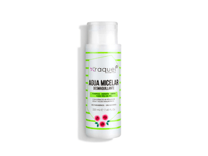 AGUA MICELLAR RAQUEL*220ML DESMAQUIILANTE CON ACIDO HIALURONICO Y PETALOS DE ROS