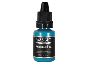 PINTURA ACRIL MASGLO*10ML AZUL AGUAMARINA