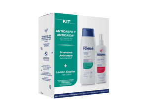 KIT SALOME SHAMPOO*400ML ANTICASPA +LOCION CAPILAR*320ML