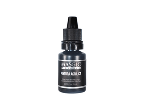 PINTURA ACRIL MASGLO*10ML NEGRO