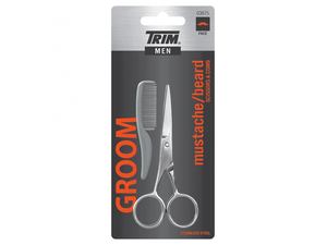 TIJERA TRIM BIGOTERA+PEINETA 6045