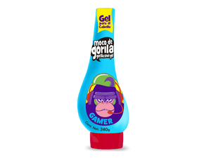 GEL CAPILAR MOCO DE GORILA*340G AZUL GAMER