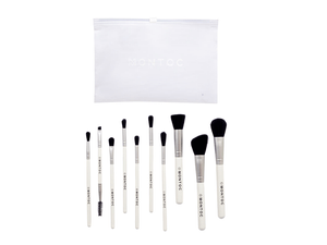 SET DE BROCHAS MONTOC*10 UNIDADES LP610POPULAR SILVER
