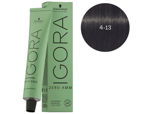 TINTE SCHWARZKOPF*60ML IGORA ZERO AMM 4-13
