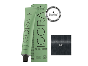 TINTE SCHWARZKOPF*60ML IGORA ZERO AMM 7-21