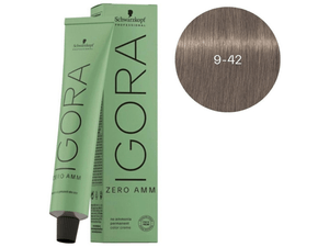 TINTE SCHWARZKOPF*60ML IGORA ZERO AMM 9-42