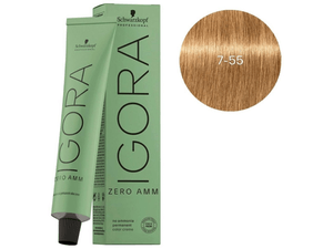 TINTE SCHWARZKOPF*60ML IGORA ZERO AMM 7-55