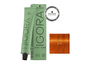 TINTE SCHWARZKOPF*60ML IGORA ZERO AMM 7-77