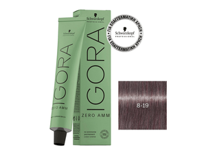 TINTE SCHWARZKOPF*60ML IGORA ZERO AMM 8-19