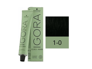 TINTE SCHWARZKOPF*60ML IGORA ZERO AMM 1-0
