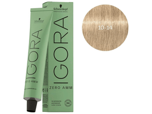 TINTE SCHWARZKOPF*60ML IGORA ZERO AMM 10-14