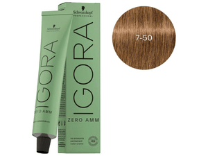 TINTE SCHWARZKOPF*60ML IGORA ZERO AMM 7-50
