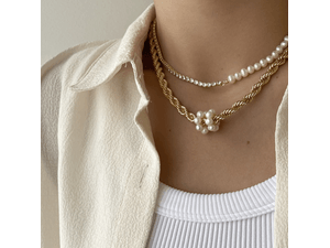 ACCESORIO SODHANA*UND CADENA S-CA179 GLAZE PETIT AND PEARLS