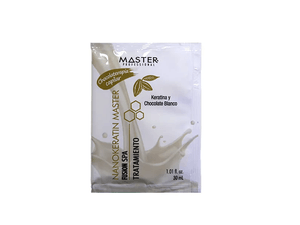 TRATAMIENTO MASTER*30ML KERATINA Y CHOCOLATE BLANCO