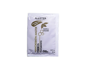 TRATAMIENTO MASTER*30ML KERATINA Y CHOCOLATE OSCURO