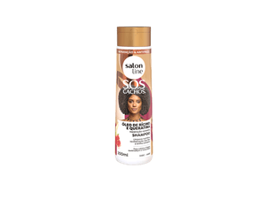 SHAMPOO SALON LINE*300ML SOS CACHOS OLEO RECINO