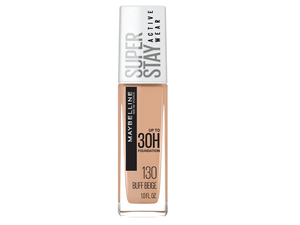 BASE MAYBELLINE*30ML SUPERSTAY #130 BUFF BEIGE FULL COVERAGE