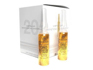 AMPOLLETA MARY'AM*13ML ORO KERATINA Y CAVIAR
